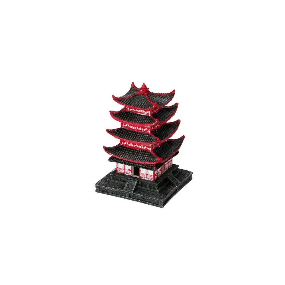 Décoration d'aquarium chinese pagoda S : L10xl10xH14 cm
