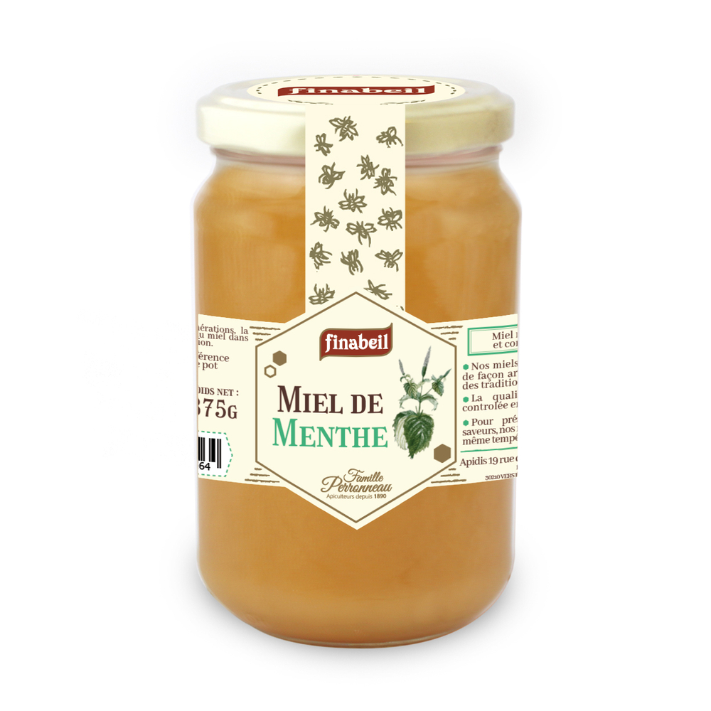 Miel Menthe, 375g