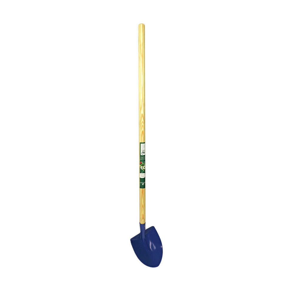 Pelle ronde de jardin bleue emmanchée pour enfant L80cm