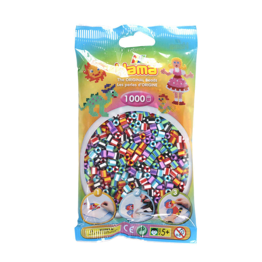 Sachet de 1000 perles Midi - Bicolores