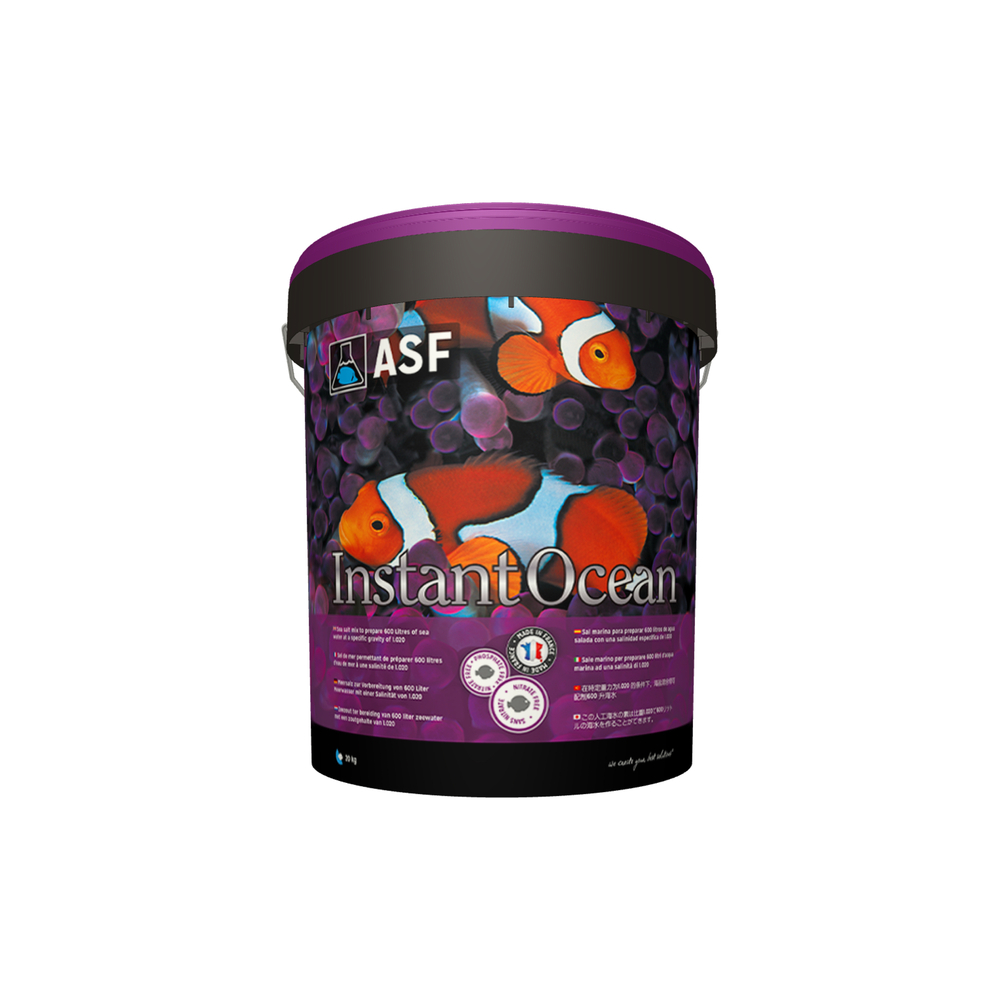 Sel Instant Ocean pour eau d'aquarium : 20kg