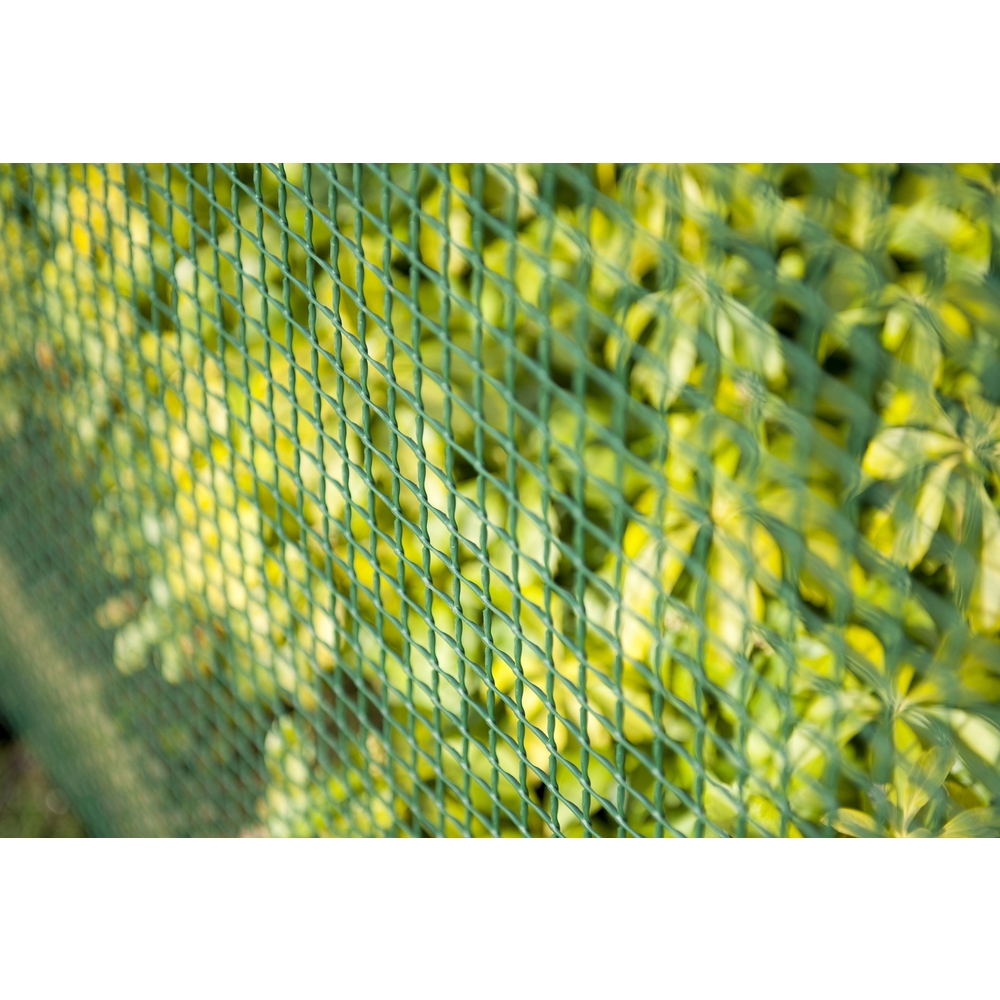 Grillage pour balcon en HDPE (maille 20x20mm), vert - l. 300 cm