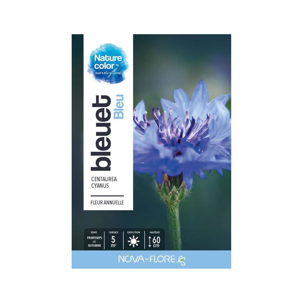 Bleuet bleu : boite