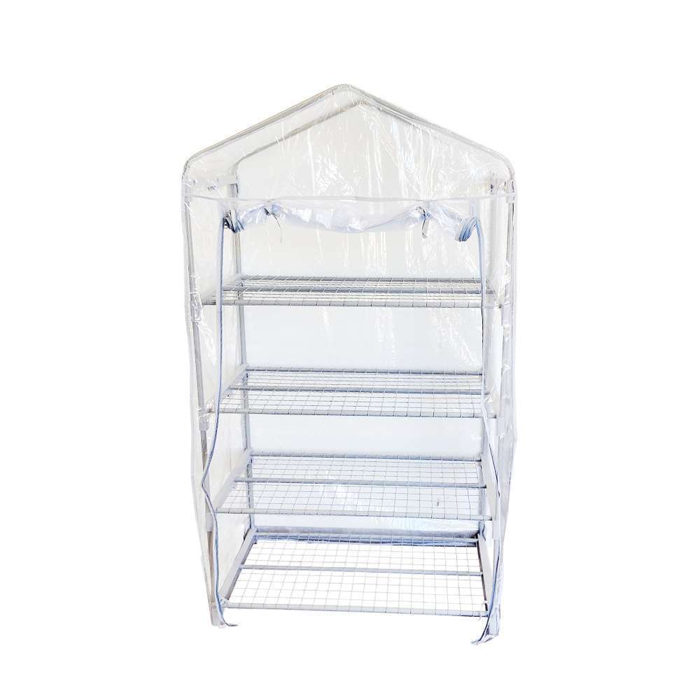 Mini serre de balcon en PVC - L. 91 x l. 49 x H. 164 cm