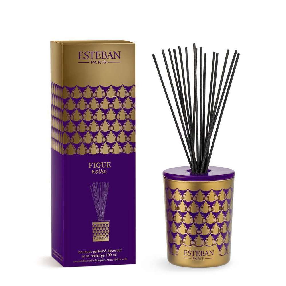 Bouquet parfumé avec recharge à la figue noire - 100 ml