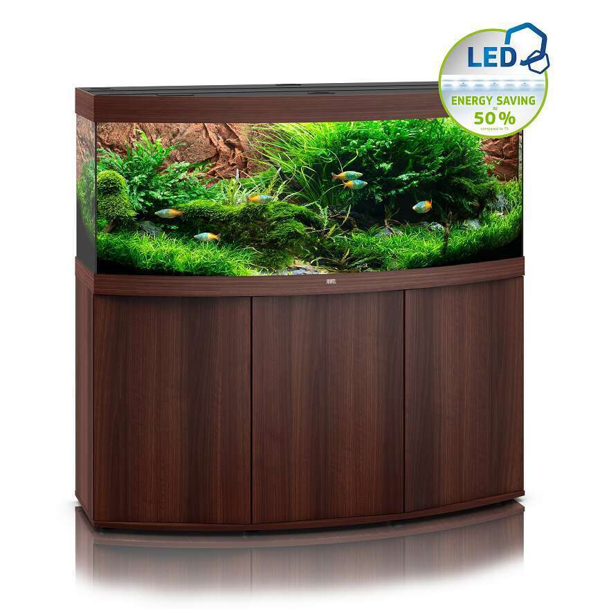 Aquarium avec meuble LED Vision 450 en bois - H. 80 cm