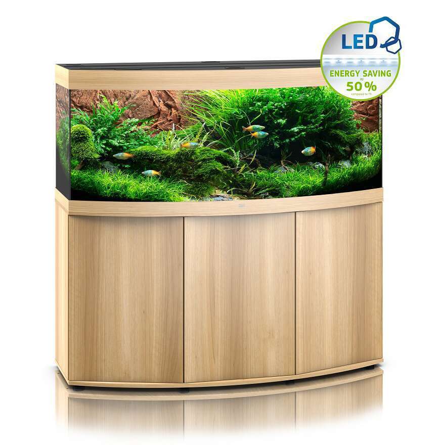 Aquarium avec meuble LED Vision 450 en bois - H. 80 cm