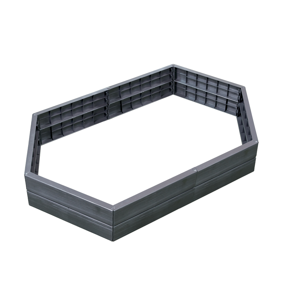 Kit de 2 potagers 'Ergo' avec sets d'appoint - L. 165 x l. 55 x H. 25 cm