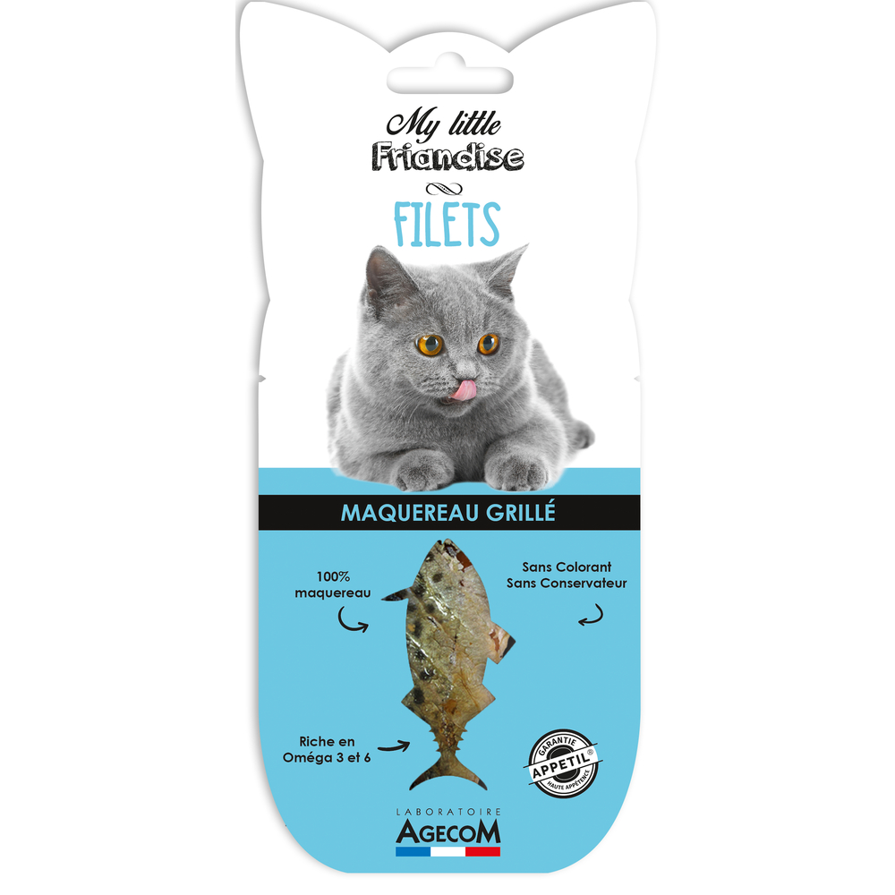 Friandises au Maquereau Grillé pour Chat - 30g