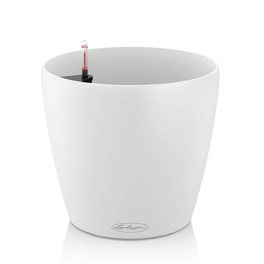 Pot Classico Color, coloris blanc D. 28xH. 26cm