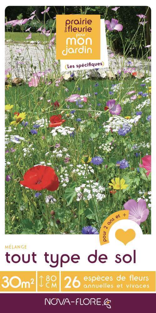 Prairie fleurie pour Tout Type de Sol : boite