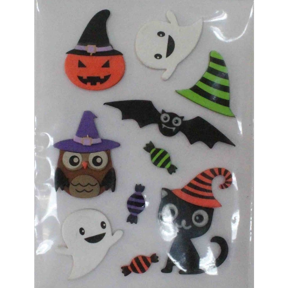 Stickers 3D (x10) - Halloween