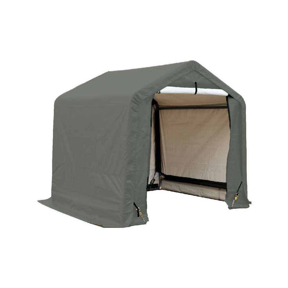 Abri en toile verte toit 2 pentes 3. 35 m2