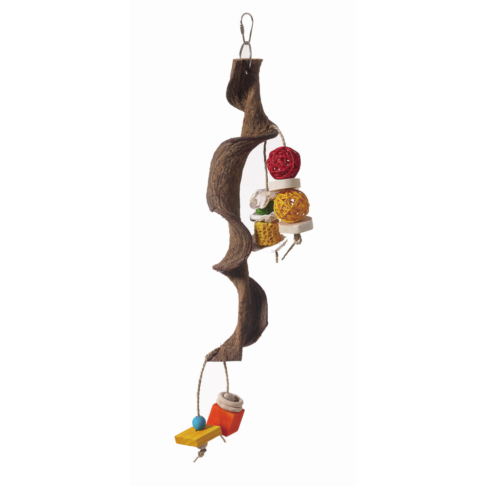 Jouet à suspendre pour grande perruche et perroquet: 45cm