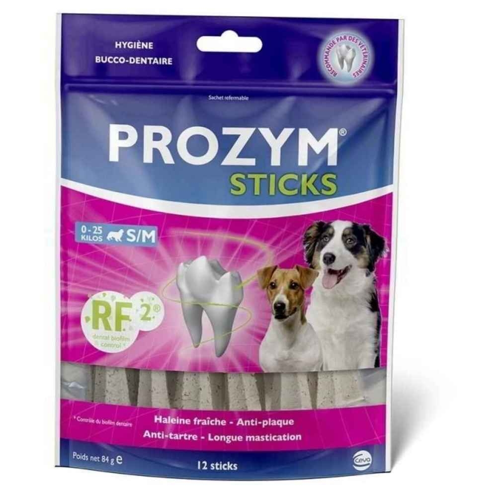Sticks RF2 Hygiène Bucco-dentaire S/M pour Chien - x12