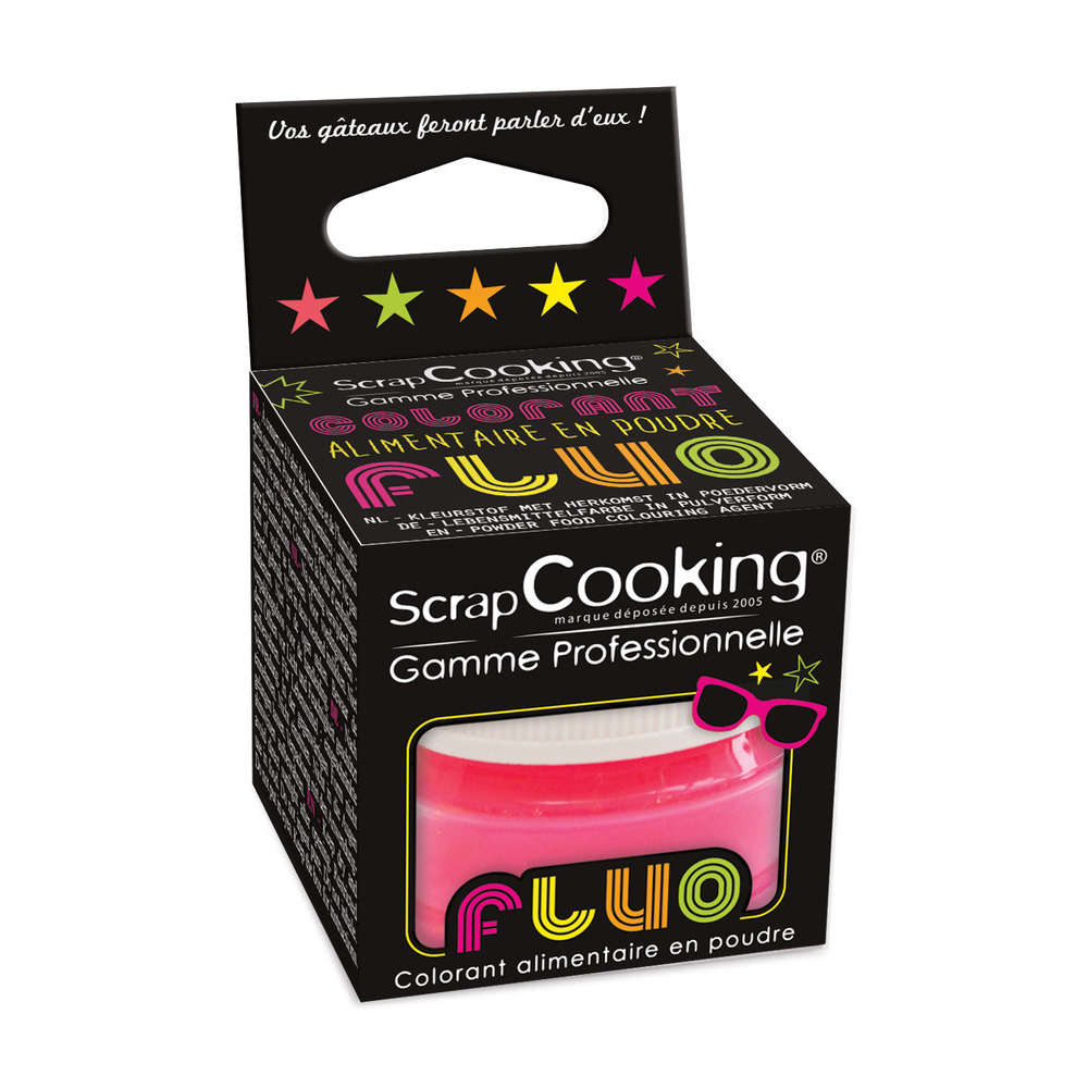 Colorant en poudre, 3g: Rose fluo