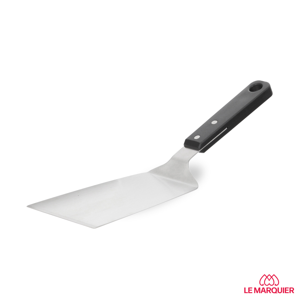 Maxi spatule longue en inox couleur aluminium - 32x11x8 cm