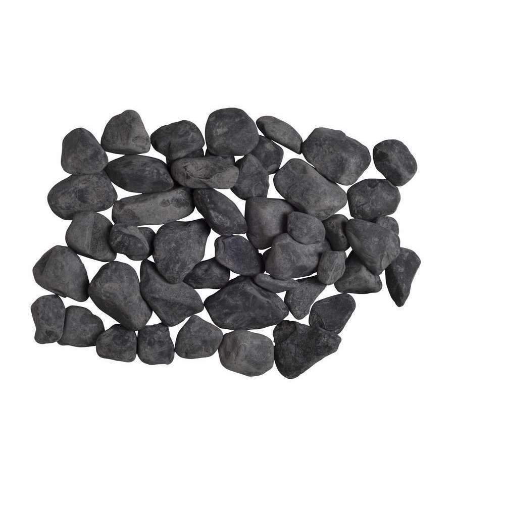 Galet roulé noir ebano 25/40 en sac de 15 kg