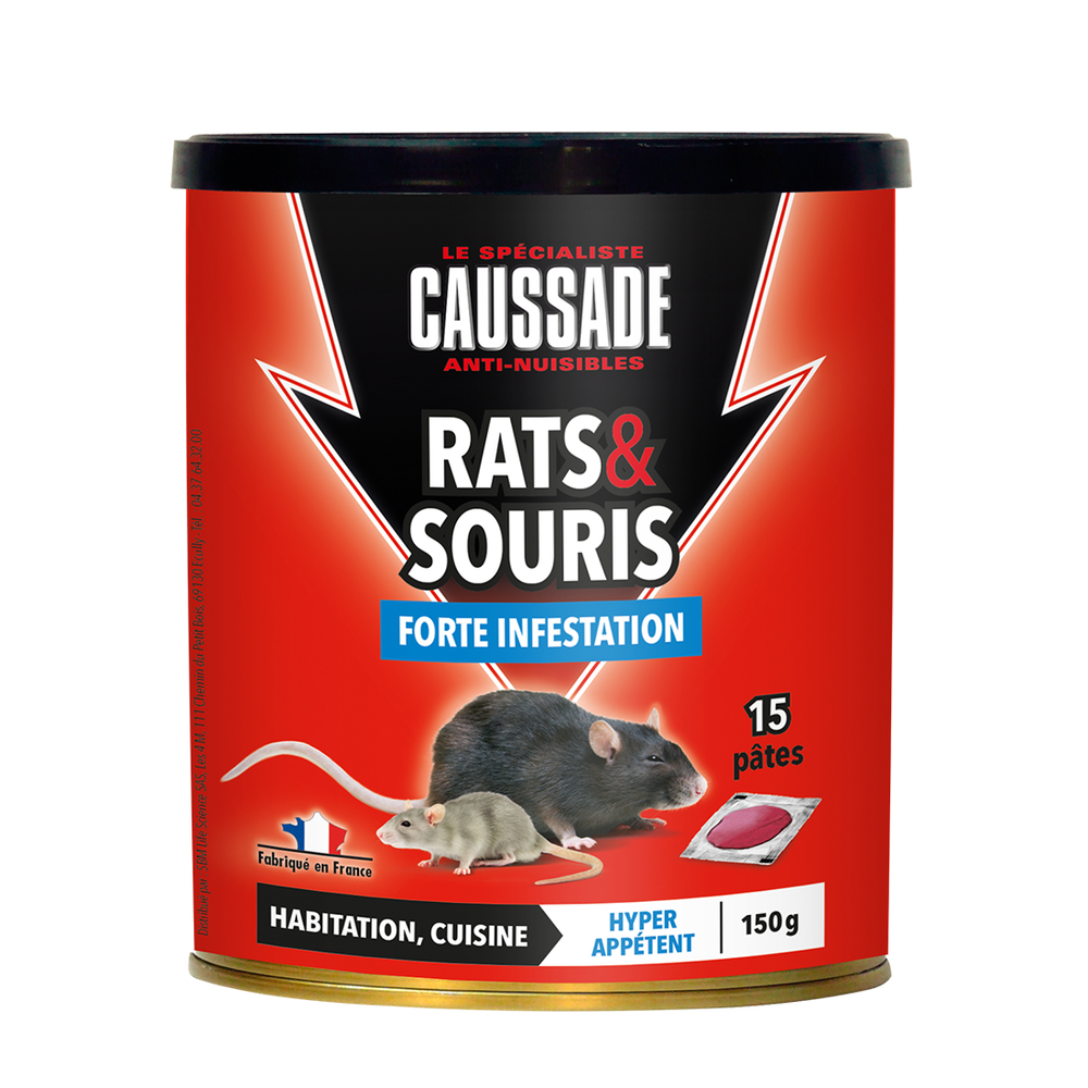 Kit complet ANTI rat et souris Boite à appât + 12 appâts