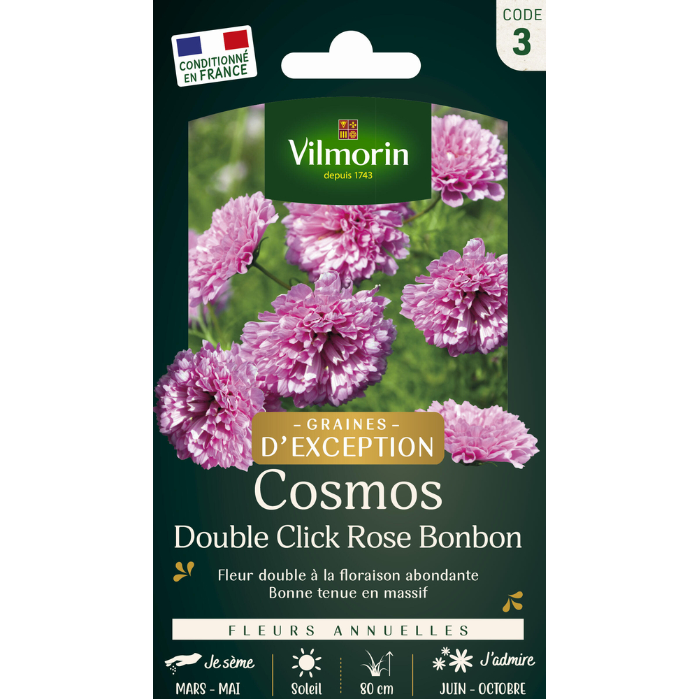 Cosmos Double Click Rose Bonbon 1 g
