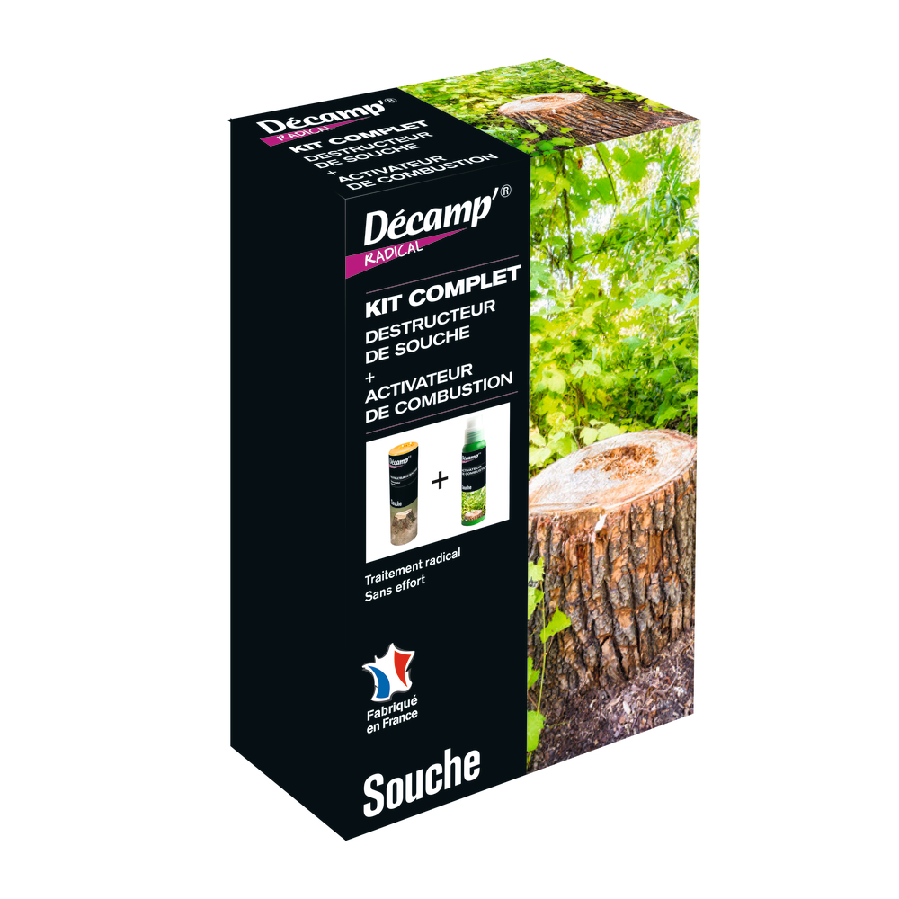 Kit destructeur de souche + activateur de combustion