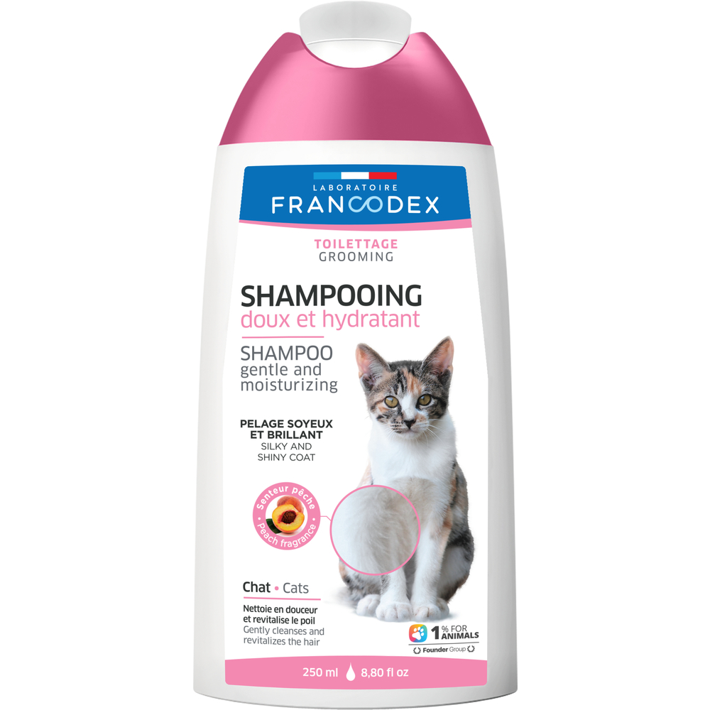 Shampooing doux et hydratant pour chat 250ml
