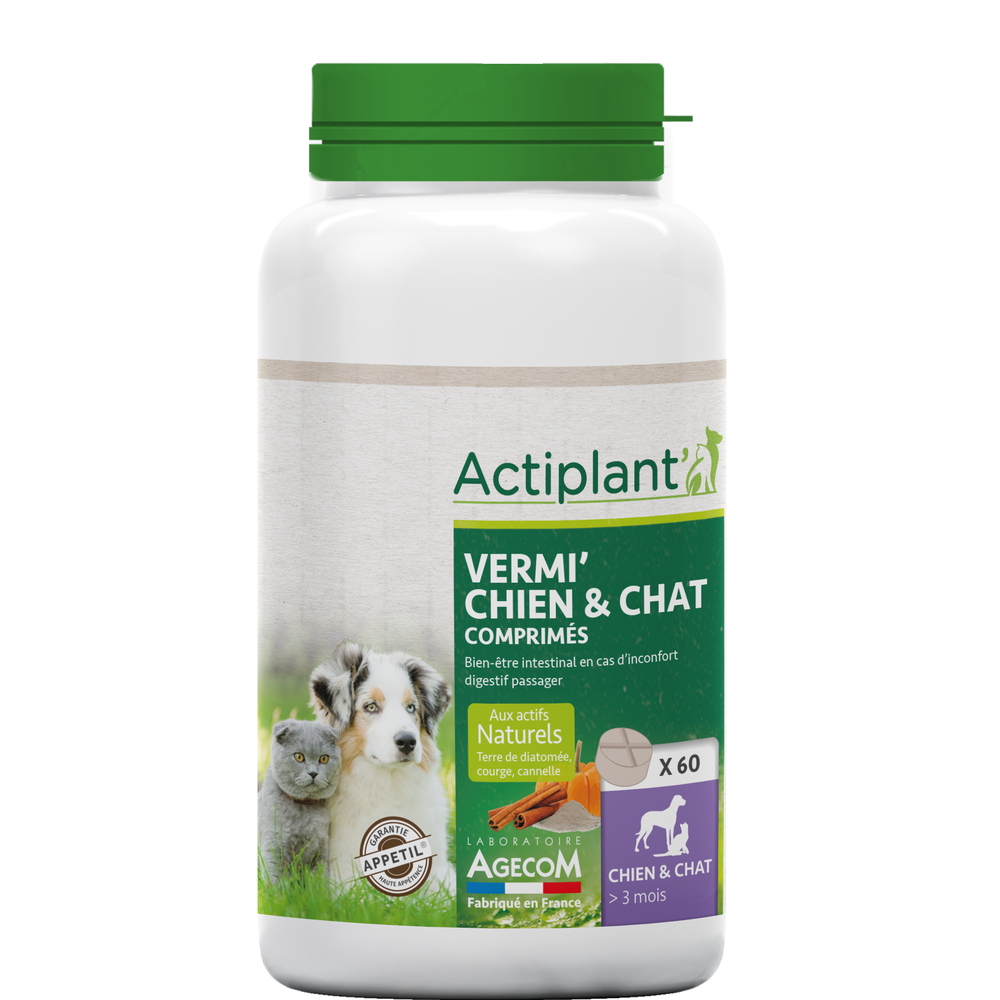 Comprimés Vermi pour Chien et Chat - x60