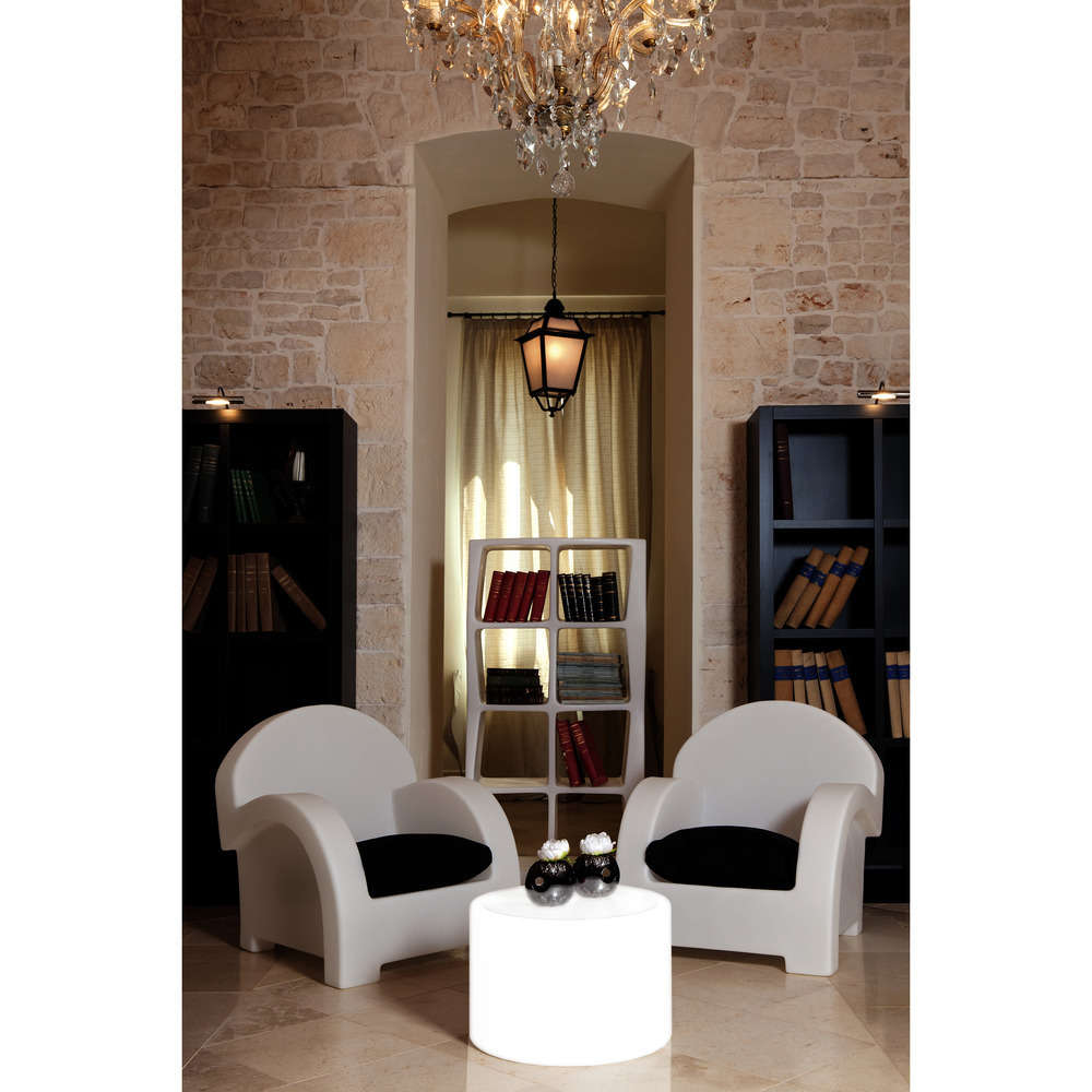 Salon CARACAS - 2 fauteuils et table lumineuse