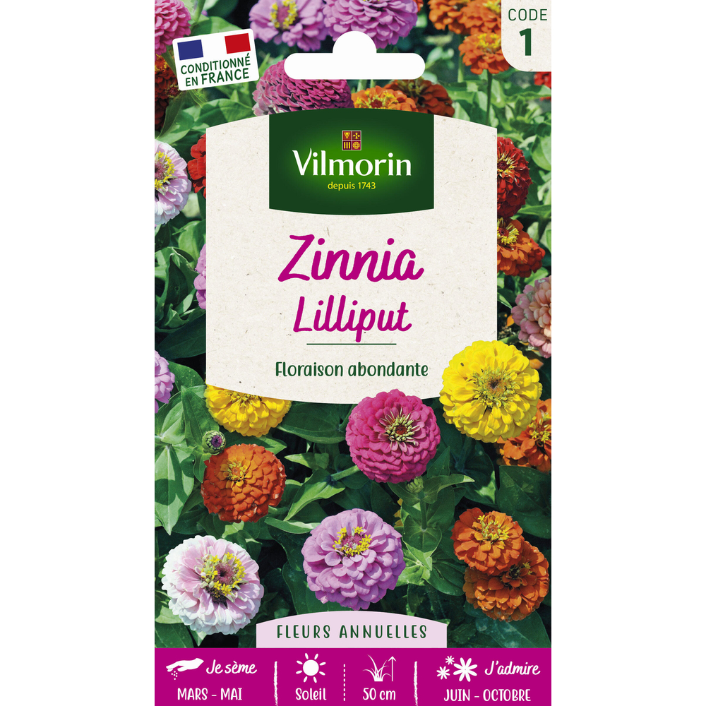 Vilmorin - Zinnia Lilliput