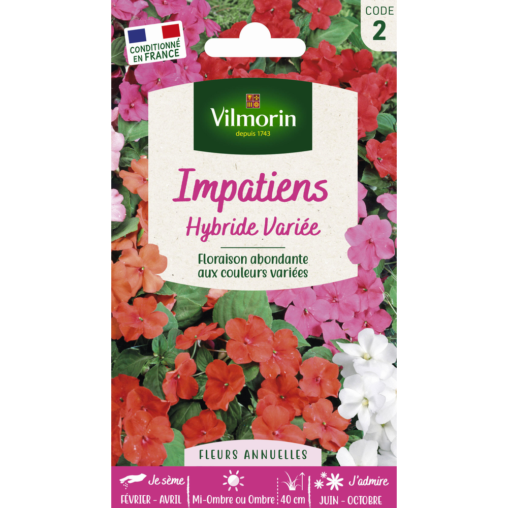 Vilmorin - Imapatiens Hybride Mixé