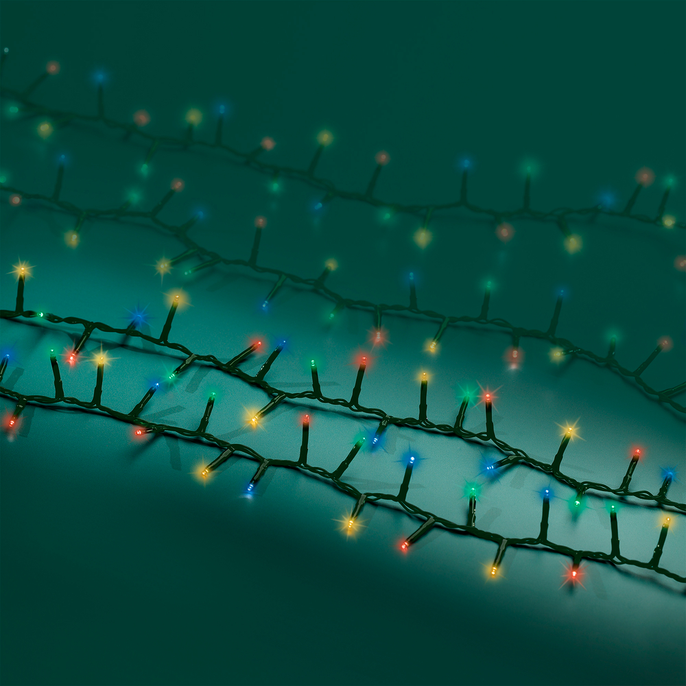 Guirlande lumineuse animée 'Compact' 750 led, multicolore - 16m