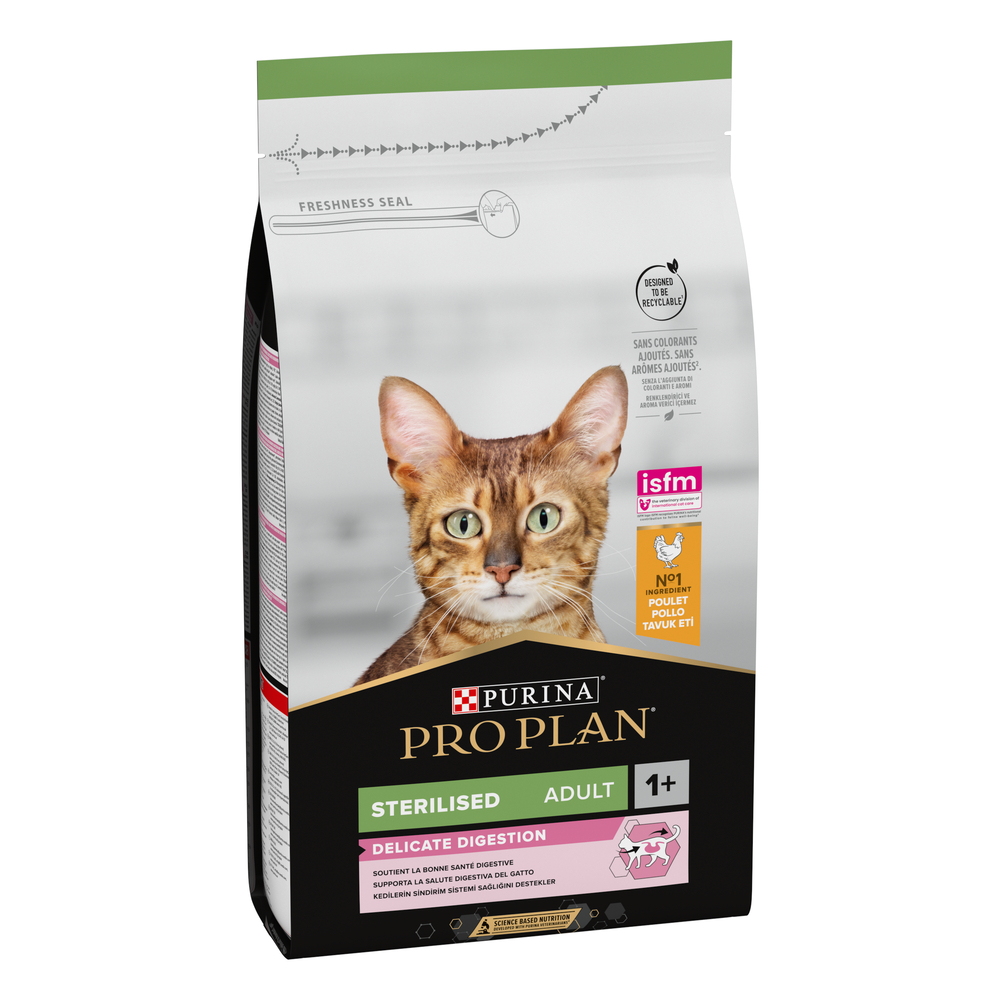 Croquettes pour chat adulte stérilisé - Optidigest poulet 1. 5kg