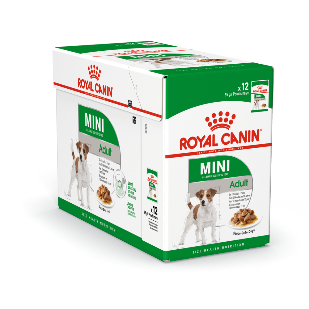 Sachet Mini mousse pour chien petite taille 10 mois-8 ans - 85 g x 12