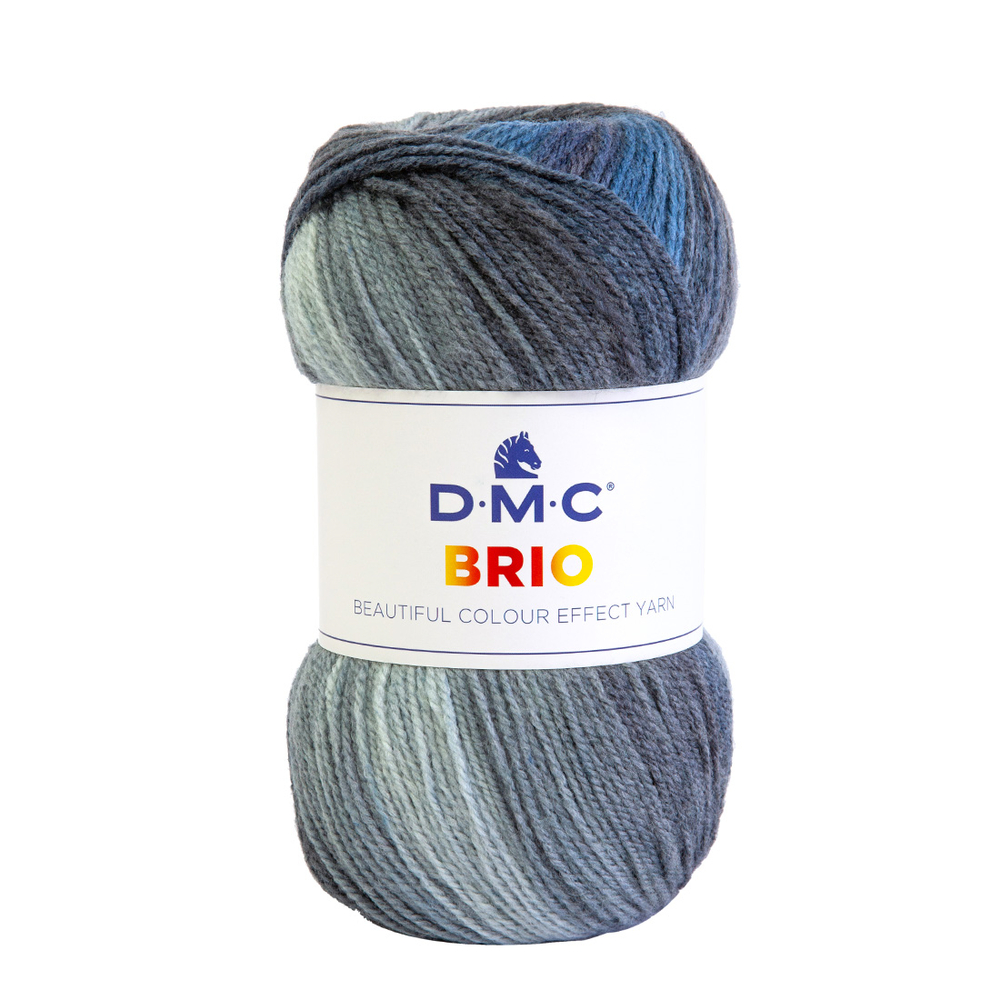 Pelote DMC Brio en laine et acrylique coloris mixte 417 - 100 g
