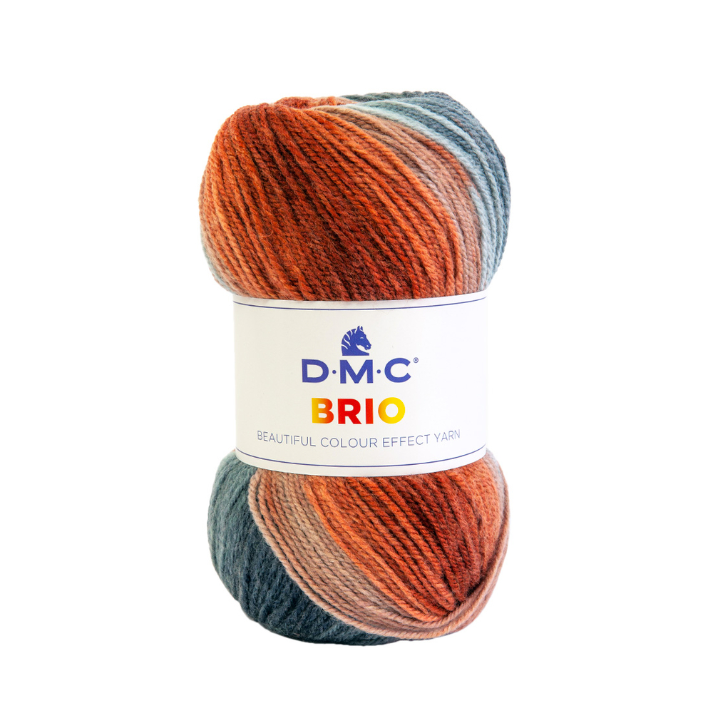 Pelote DMC Brio en laine et acrylique coloris mixte 420 - 100 g