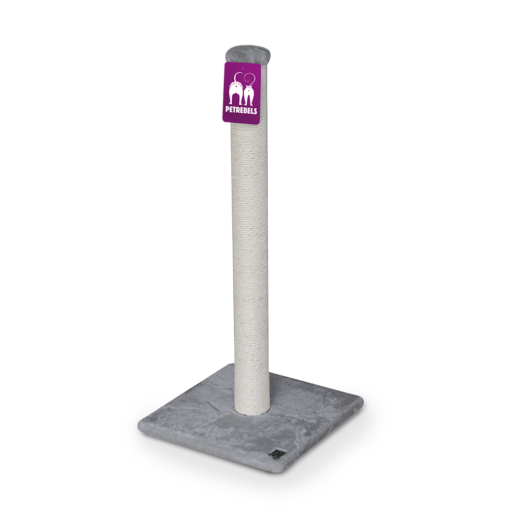 Poteau à griffer Maine 90 Light Grey pour chat