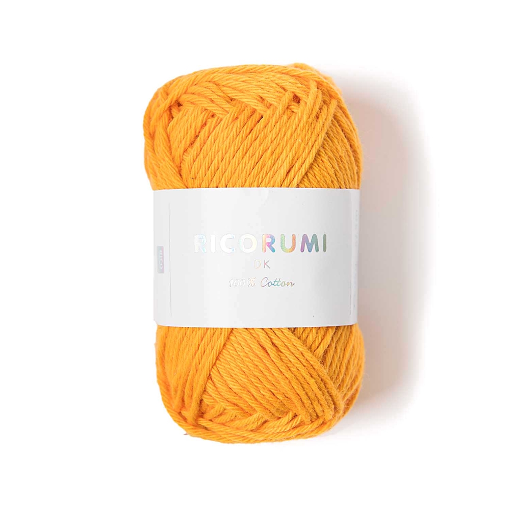 Pelote créative Ricorumi 100 % coton mandarine - 57,5 m