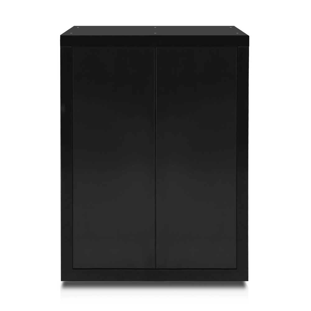 Meuble pour aquarium Fusion en bois noir - 60,5x40,5x83 cm