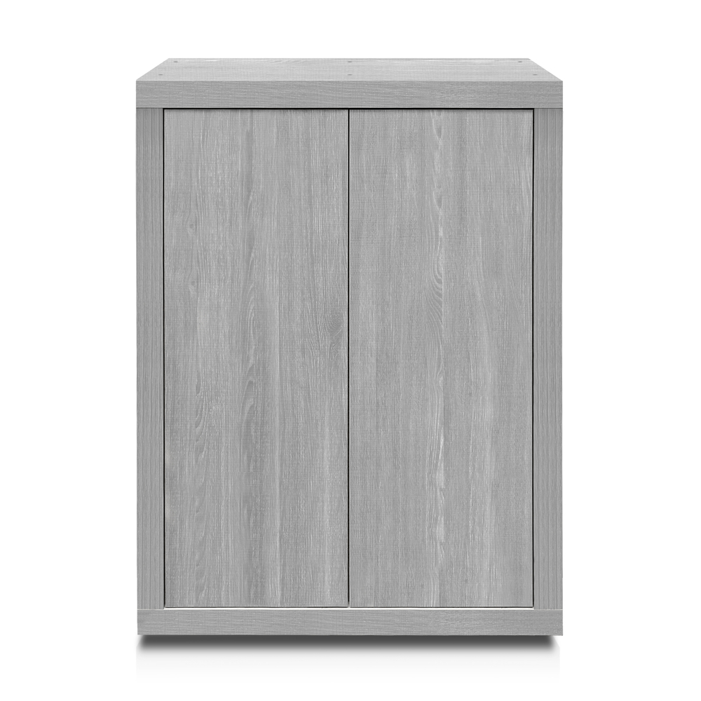 Meuble pour aquarium Fusion en bois gris - 60,5x40,5x83 cm