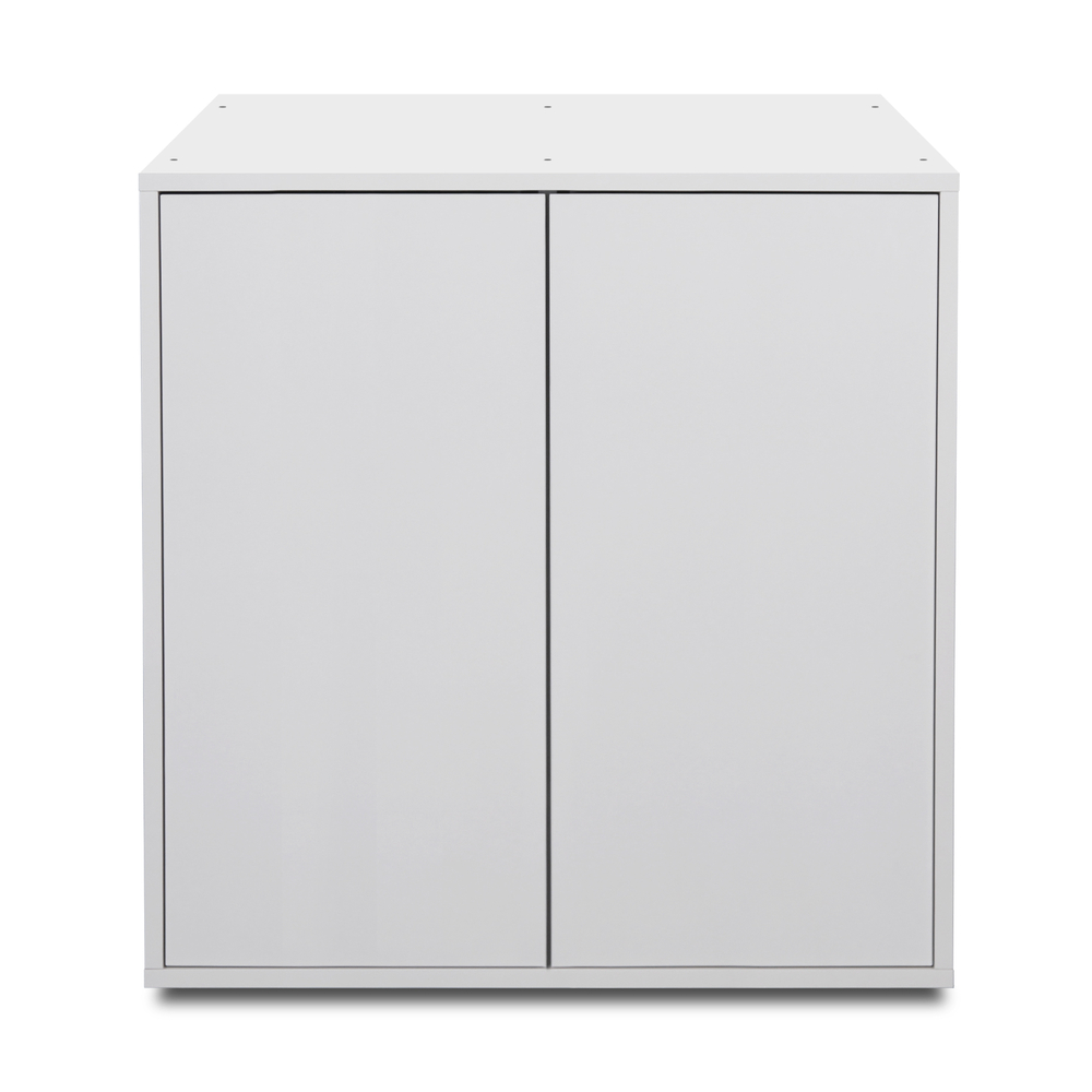 Meuble pour aquarium Fusion en bois blanc - 80,5x40,5x83 cm
