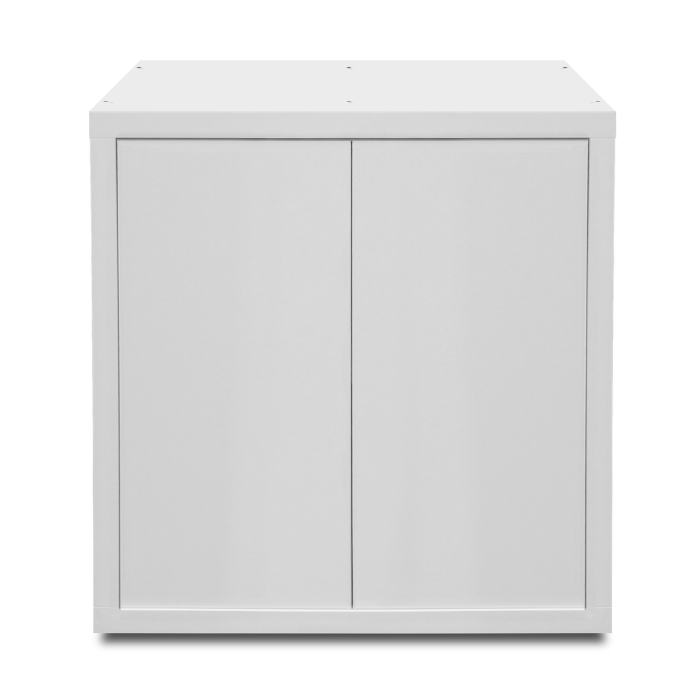 Meuble pour aquarium Fusion en bois blanc - 80,5x40,5x83 cm