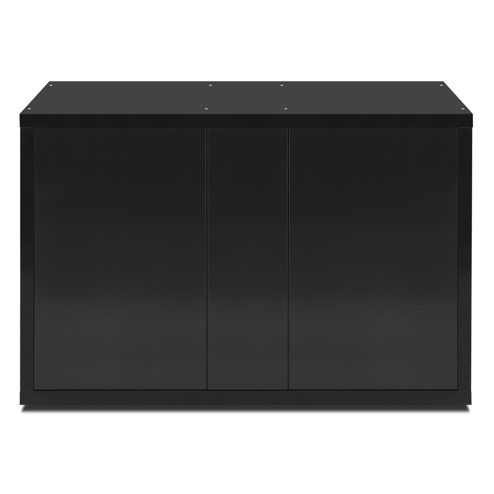 Meuble pour aquarium Fusion en bois noir - 120,5x40,5x83 cm
