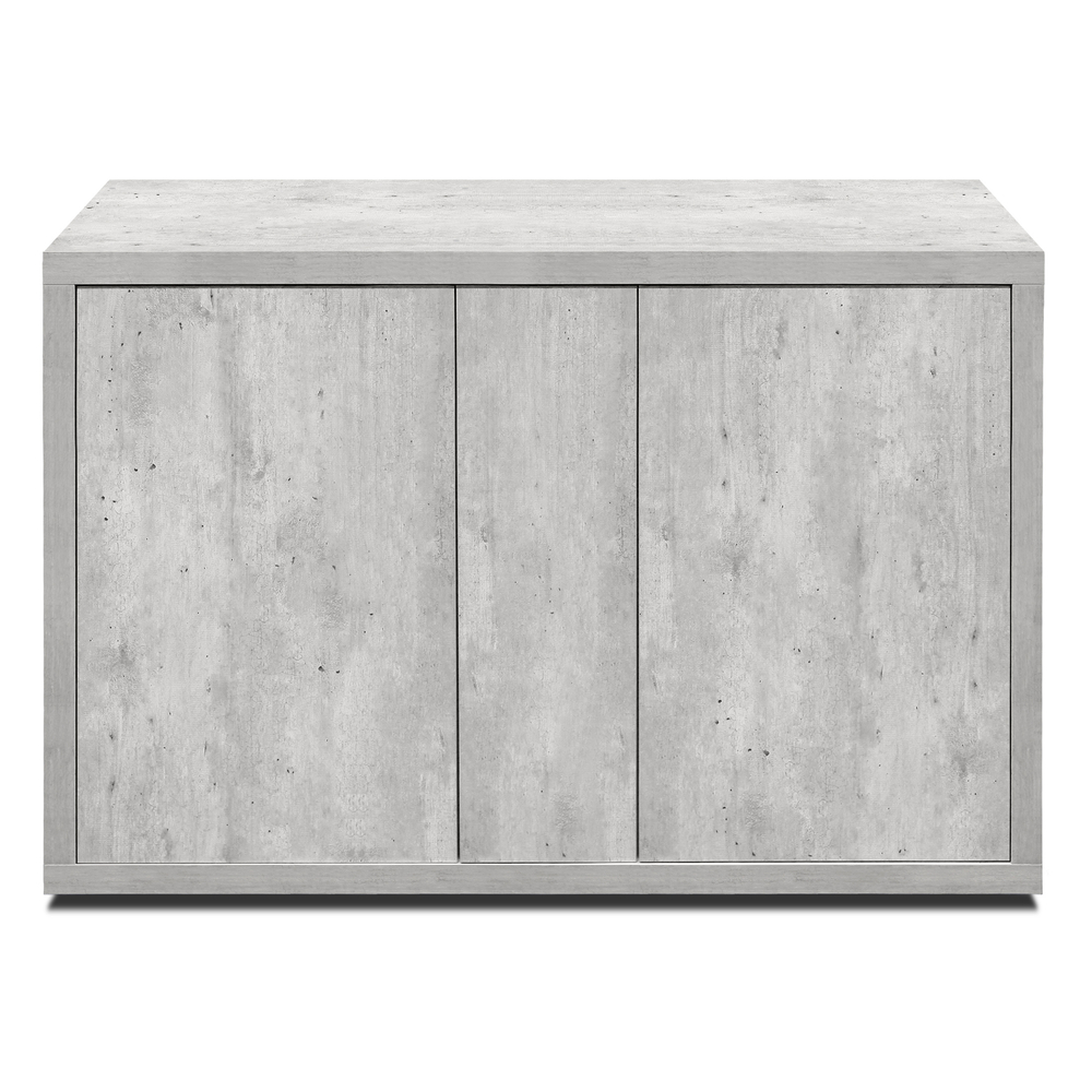Meuble pour aquarium Fusion en bois béton - 120,5x40,5x83 cm
