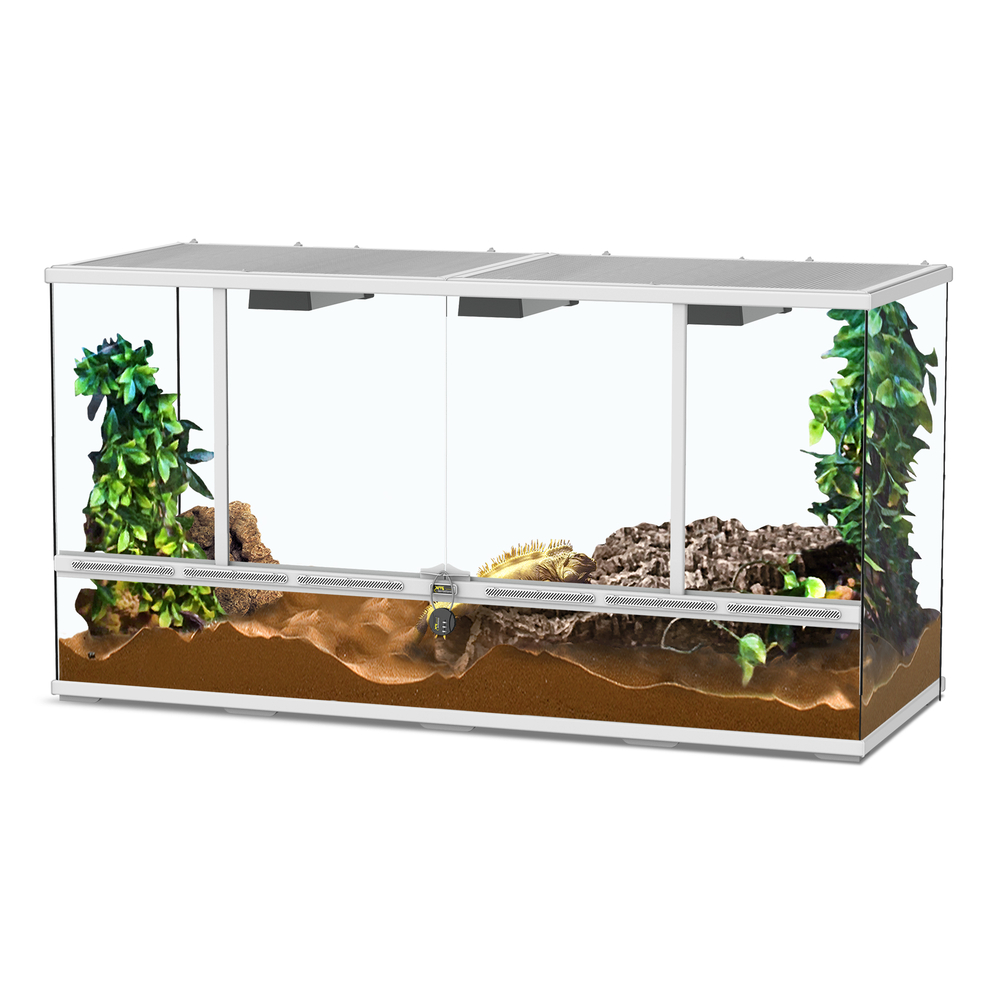 Terrarium 118x45x60 cm blanc