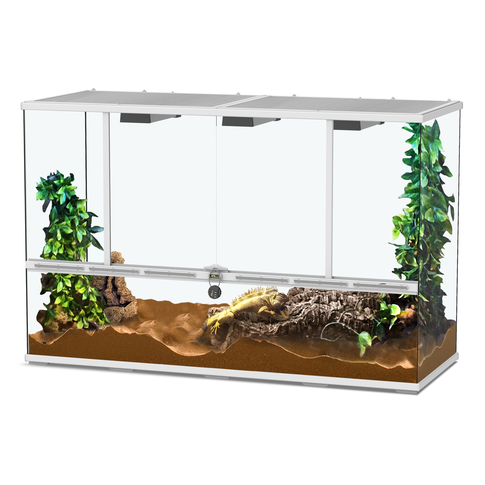 Terrarium 118x45x75 cm blan