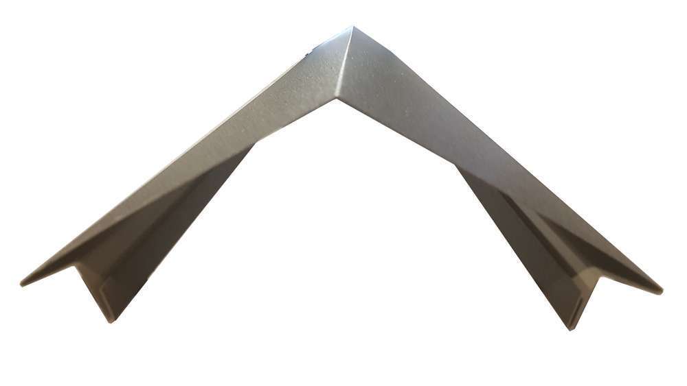 Option toiture 2 pentes bacacier pour abri 18m² - Plaque H. 175xl. 50cm