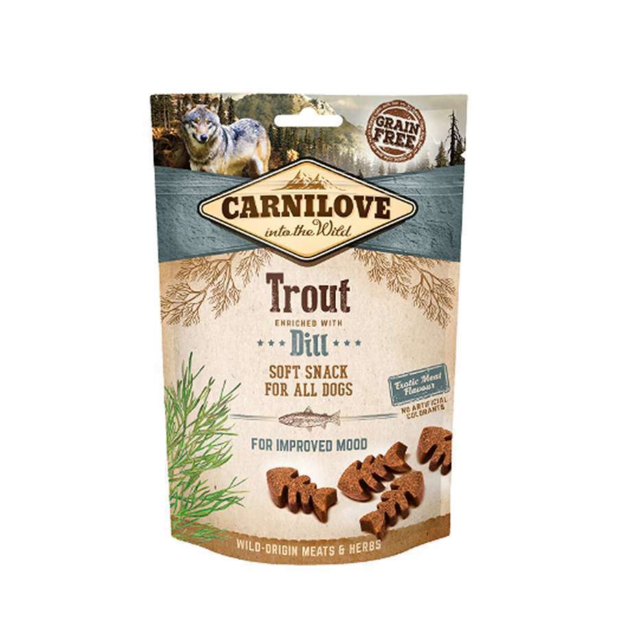 Friandises semi-humide truite & aneth pour Chien 200g