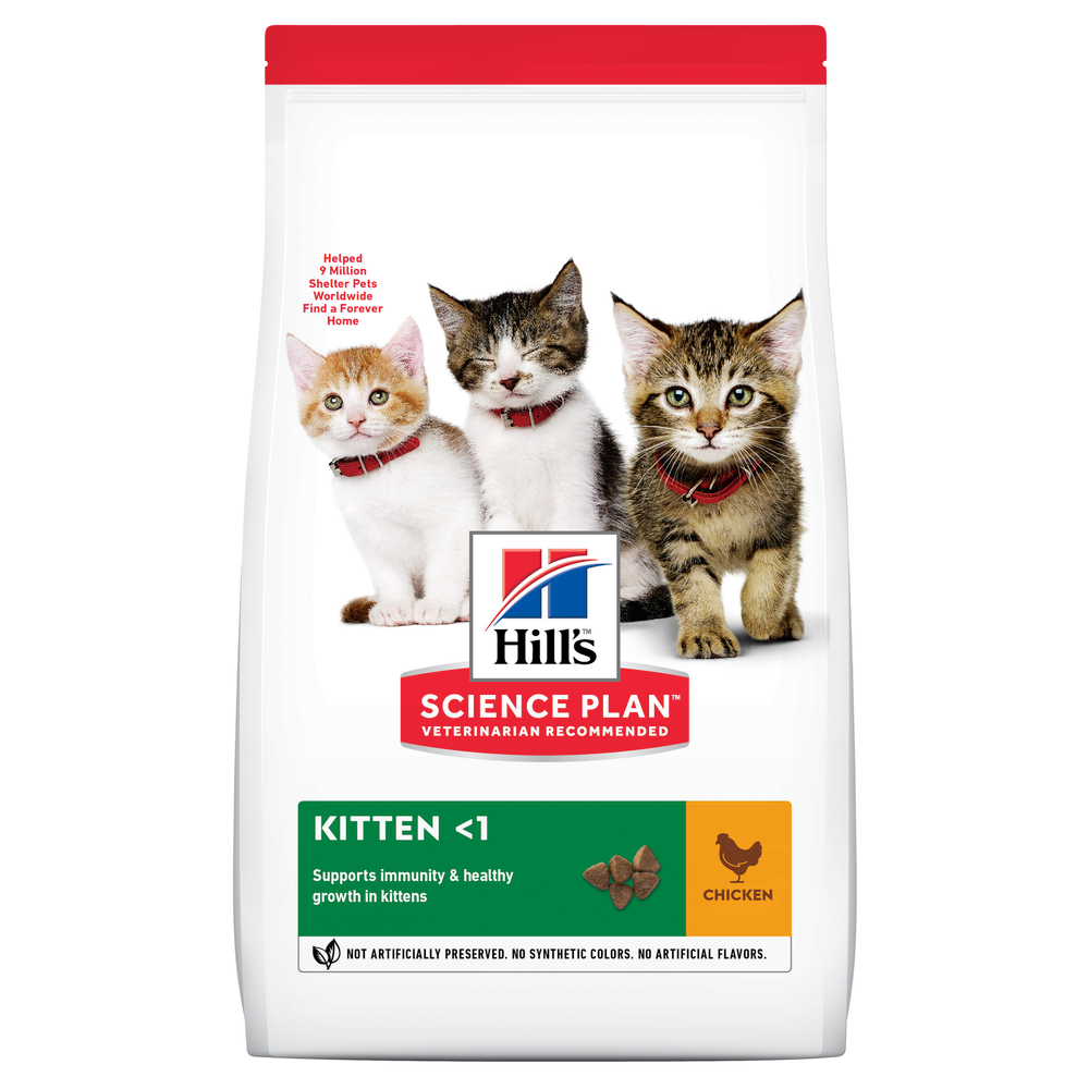 Croquettes chaton croissance musculaire au poulet - 3 kg