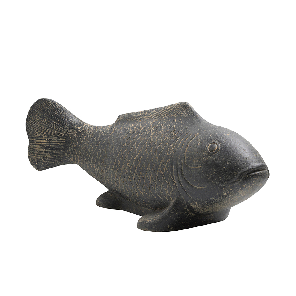 Poisson en pierre reconstituée - 40x15x17 cm