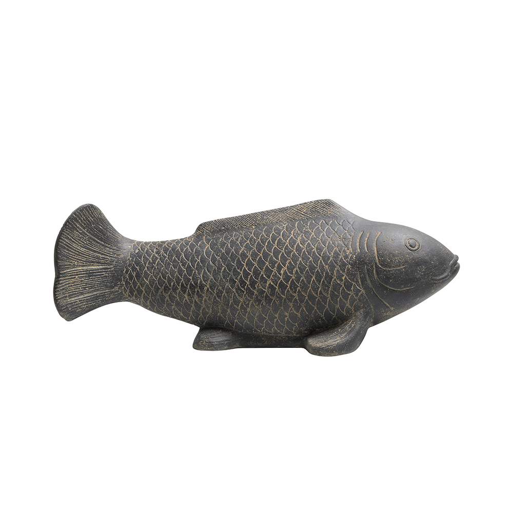 Poisson en pierre reconstituée - 60x15x25 cm